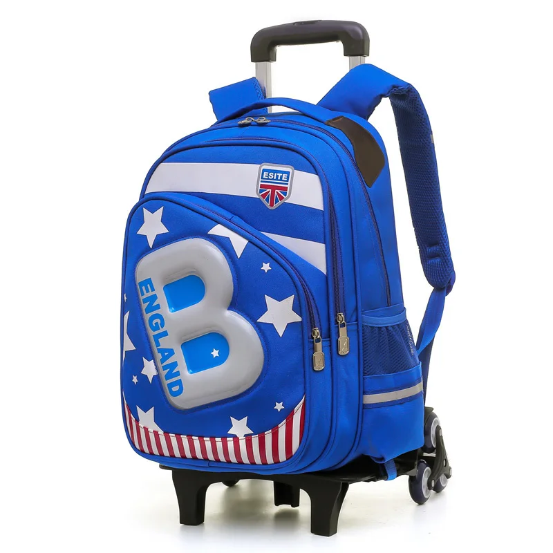 Школьная сумка на колесиках для мальчиков и девочек детские рюкзаки можно