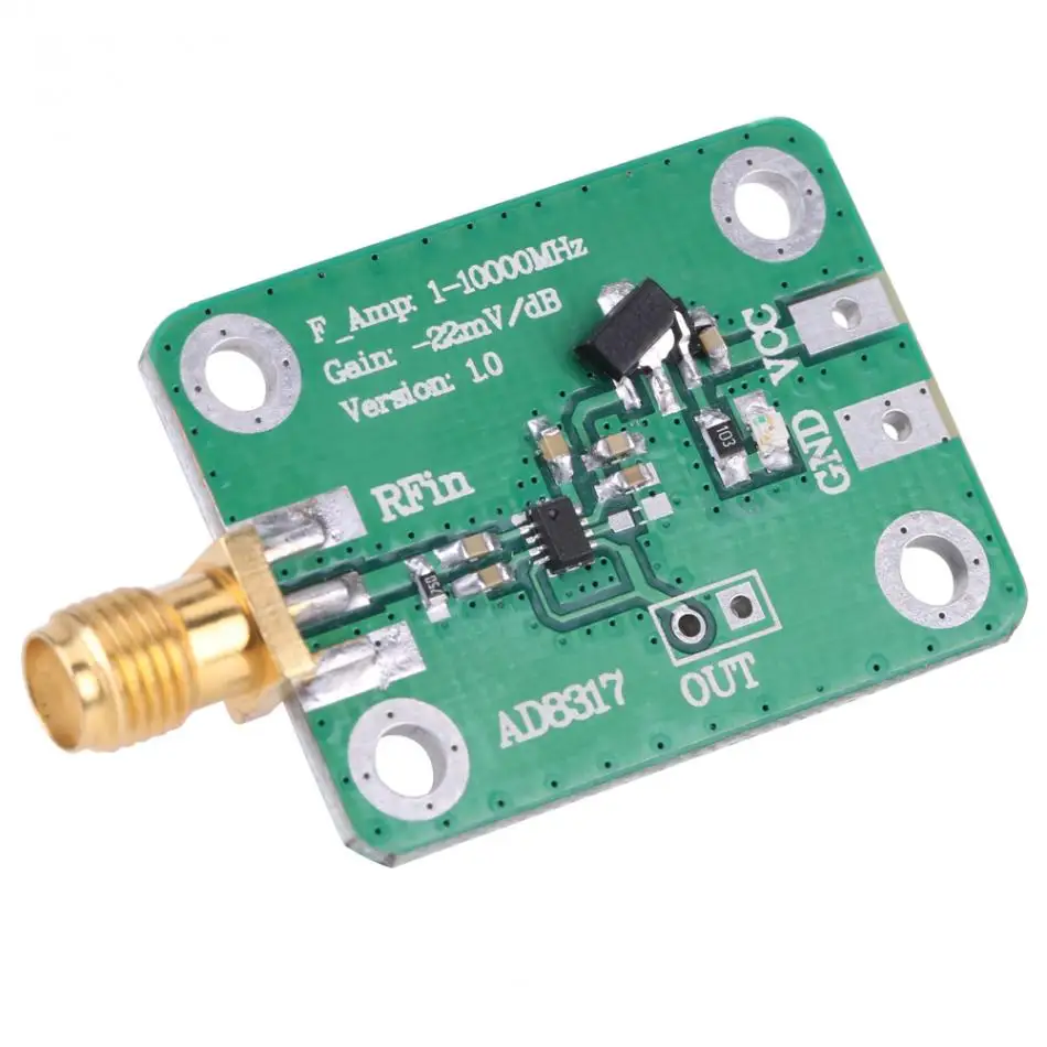 VBESTLIFE AD8317 детектор мощности радиочастотный логарифмический 1 м 10000 МГц сигнал