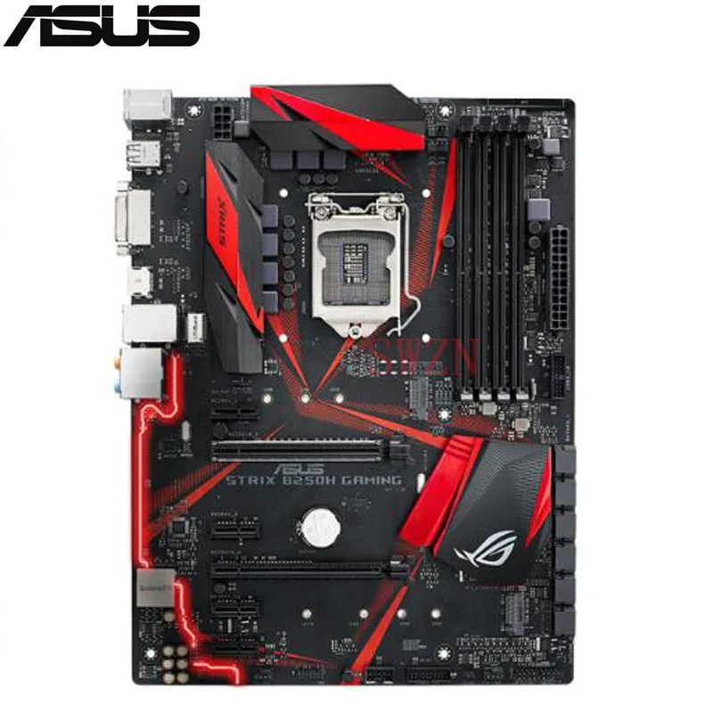 Оригинальная новая настольная материнская плата ASUS ROG STRIX B250H GAMING B250 LGA 2400/2133 4 * DDR4