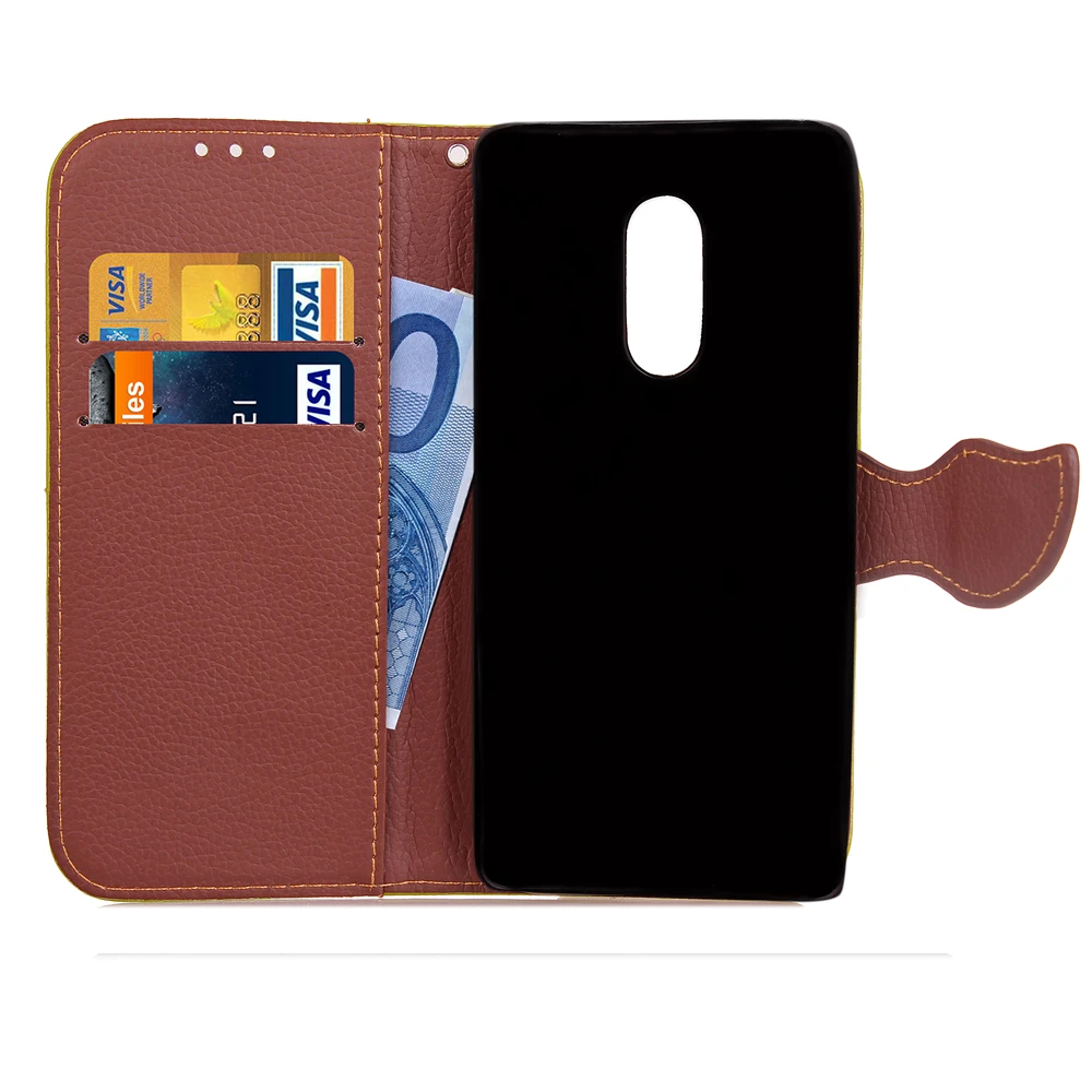 Leaf Case for Xiaomi Redmi Note 4 Red mi Note4 Flip Wallet Phone Leather Cover Xiao Mi 5.5" | Мобильные телефоны и