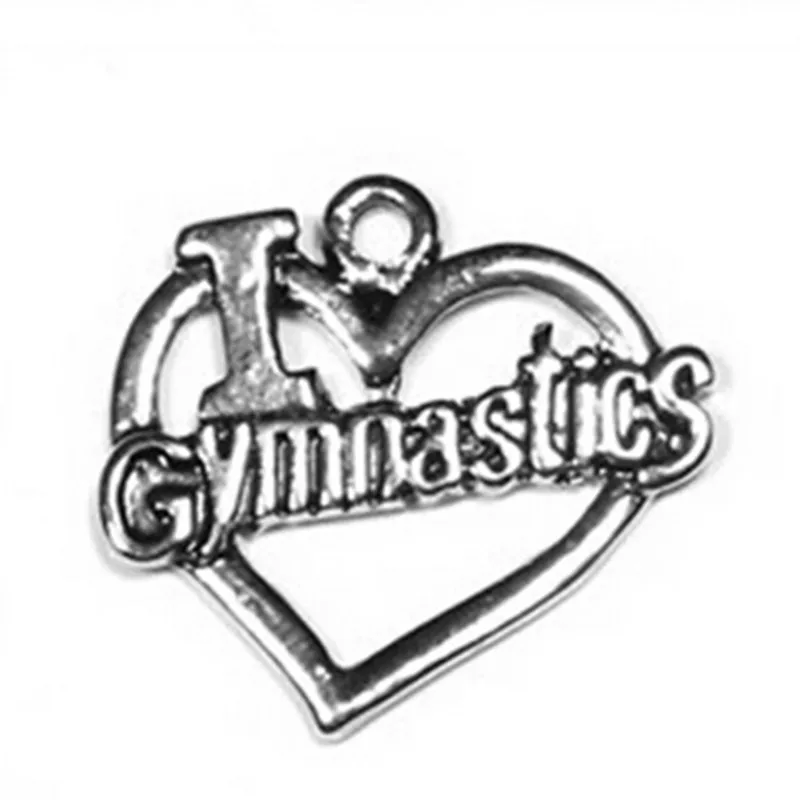 Подвеска из сплава с посеребрением в античном стиле для занятий спортом |