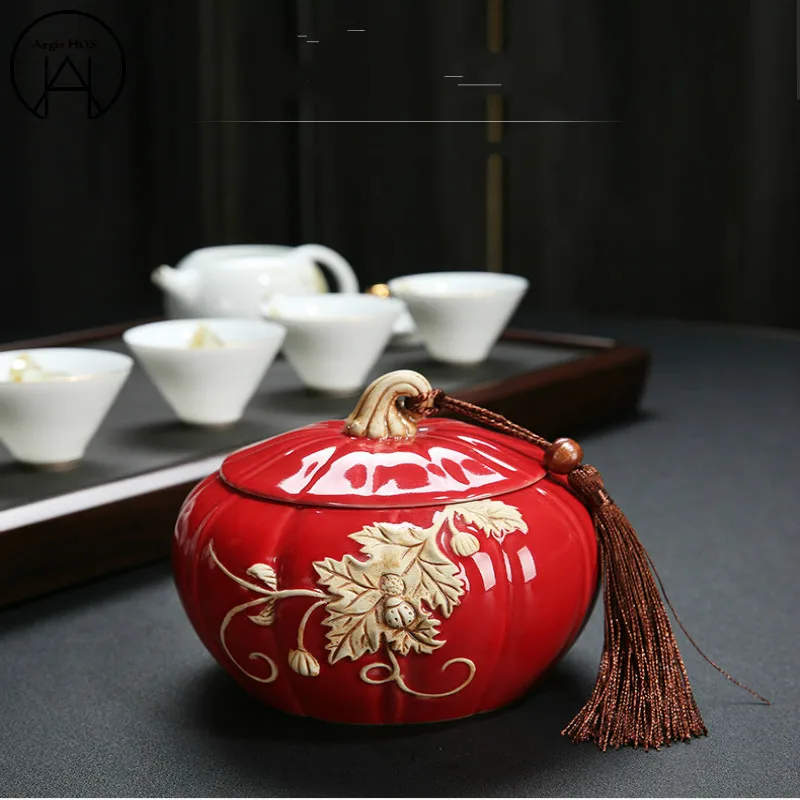 1 шт. Цзин Де Чжэнь керамическая Пуэр Чайная банка коробка для хранения специй