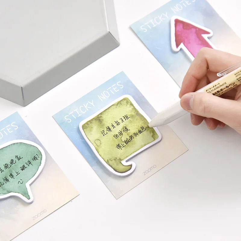 1 шт творческие блок стикеров для заметок в форме планета Memo Pad Kawaii наклейки