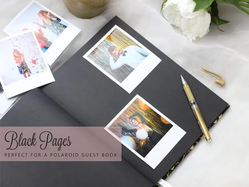 Индивидуальная Свадебная книга для гостей с мгновенной фотобудкой