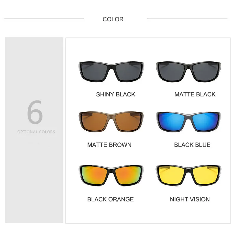 2018 Men Polarized SunGlasses Military Sun glasses Male Eyewear Driving Glasses oculos Gafas lunettes | Аксессуары для одежды