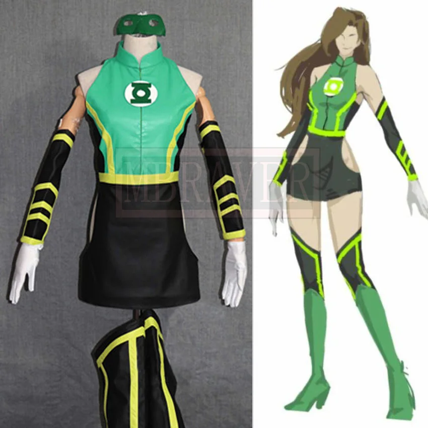 Green Lantern Sex Reversion Costumes Halloween Cosplay Costume For Women