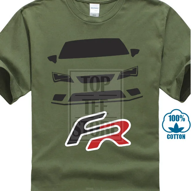 Новые летние мужские Camiseta бланка Seat Leon FR Cupra Распродажа футболок модная футболка молодежная одежда