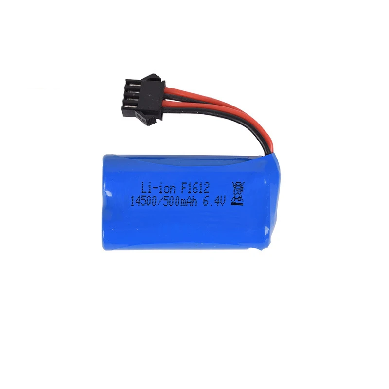 Lamsam Wltoy автомобильный аккумулятор SM(4 P) Разъем Запасные части 6,4 V 1000MAh Lipo аккумулятор для WLToys 18628 18629 18428 18429 RC игрушечный автомобиль