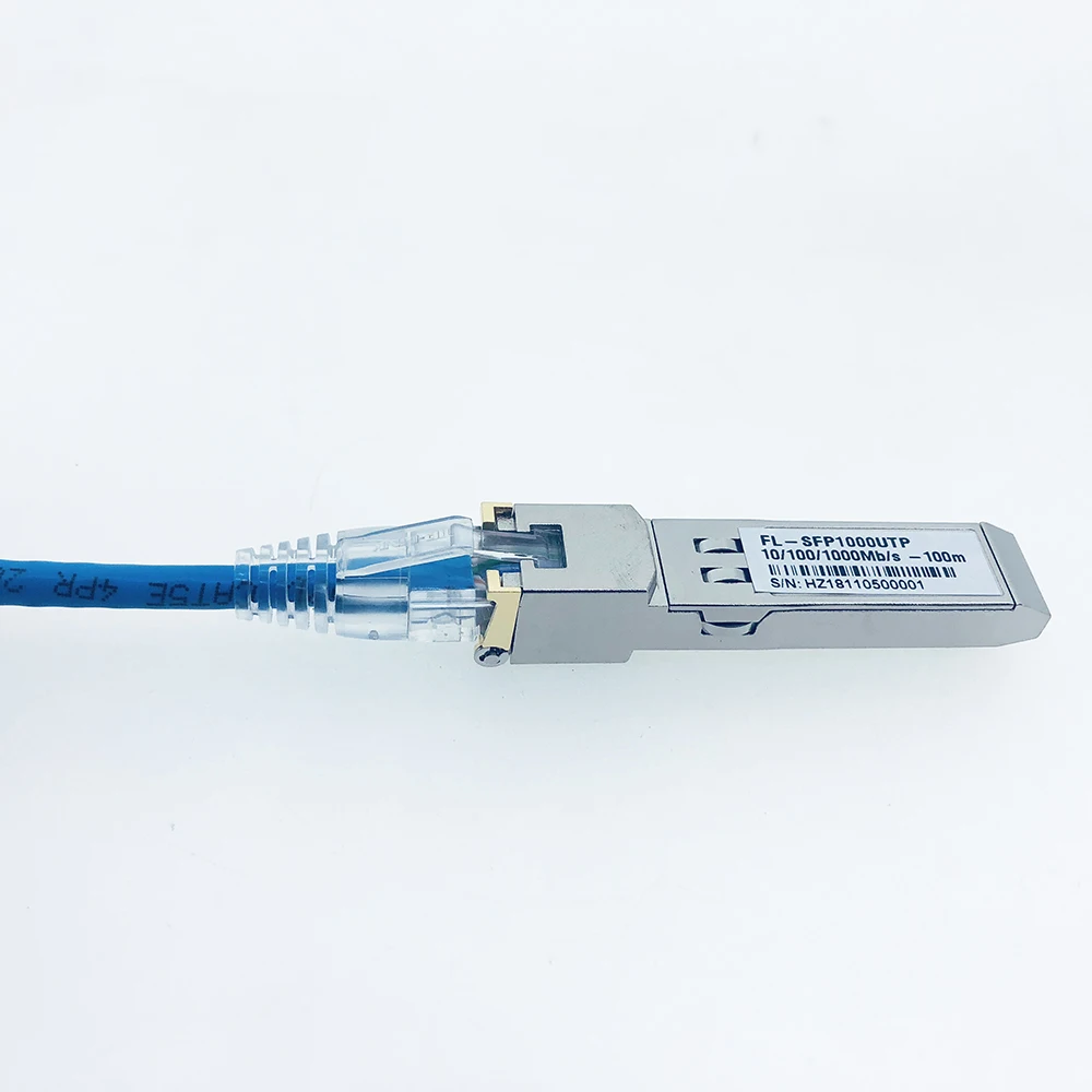 5pcs10/100/1000 м авто переговорный конвертер sfp в rj45 ethernet для gpon epon OLT горячий
