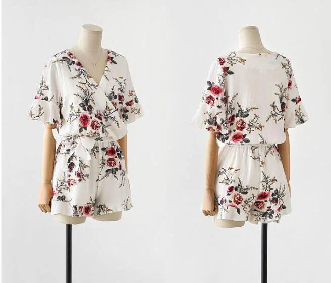 Комбинезон из полиэстера с принтом хлопковое боди для женщин бесплатная