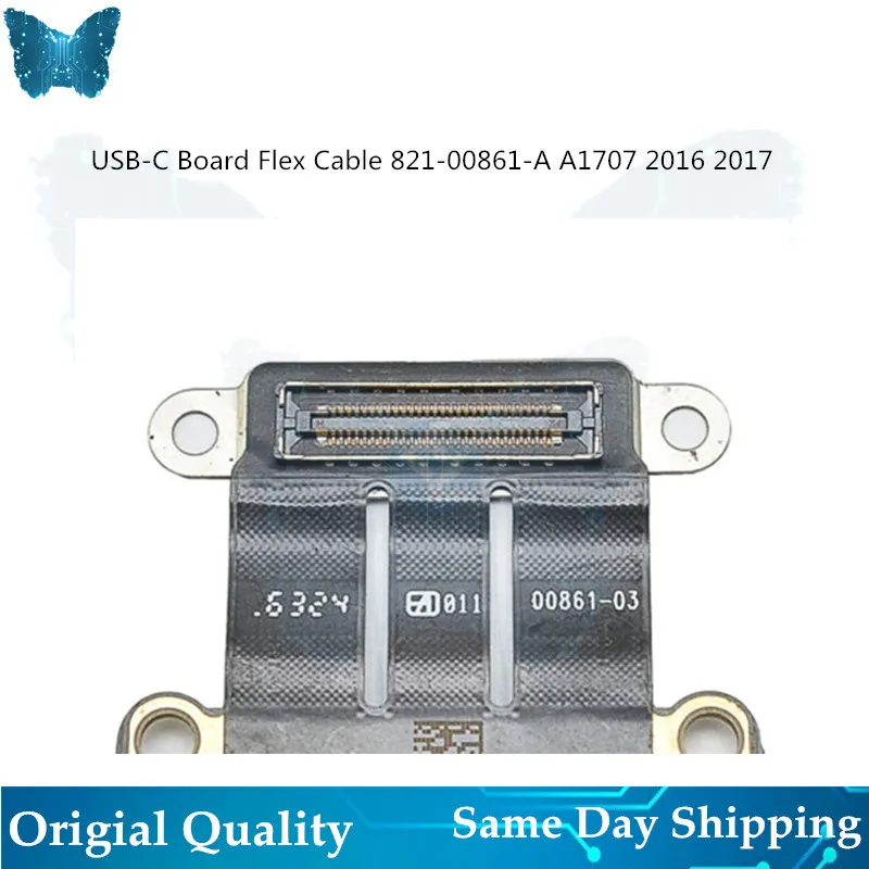 Оригинальный Новый USB C гибкий кабель 821 00861 A для Macbook Pro 15 &quotA1707 2016 2017|Компьютерные