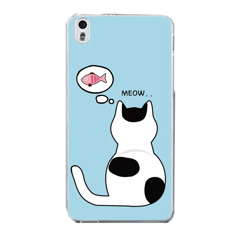 Cartoon Cat Soft Clear TPU Phone Case For HTC D820 M8 M9 A9 Dog Cow Animal Cute Coque Silicone Fundas Back Cover Free Shipping | Мобильные