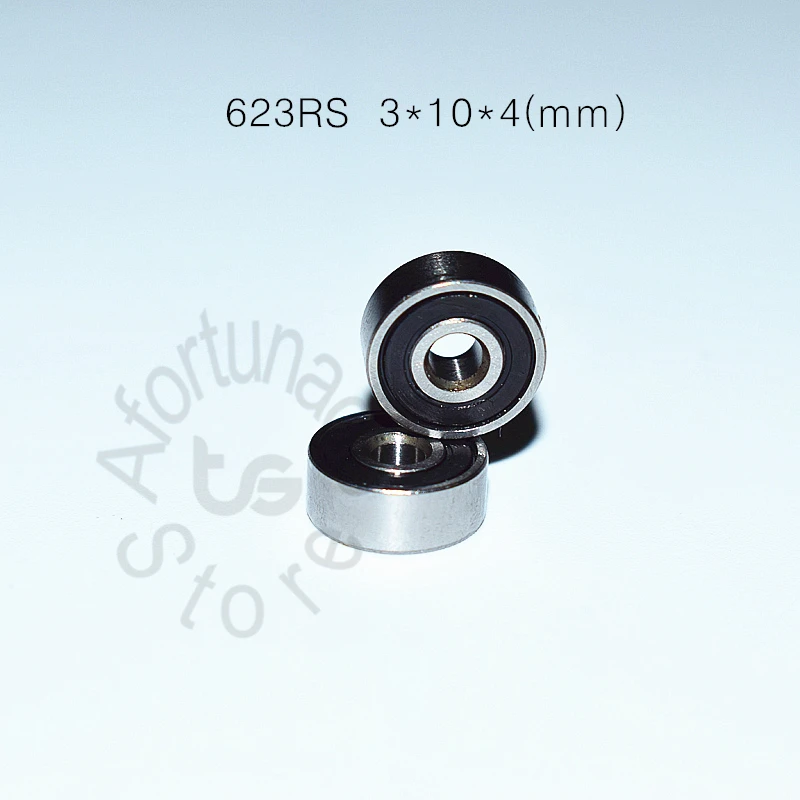 Bearing 10pcs 623RS 3*10*4(mm) free shipping chrome steel rubber Sealed High speed Mechanical equipment parts | Обустройство дома