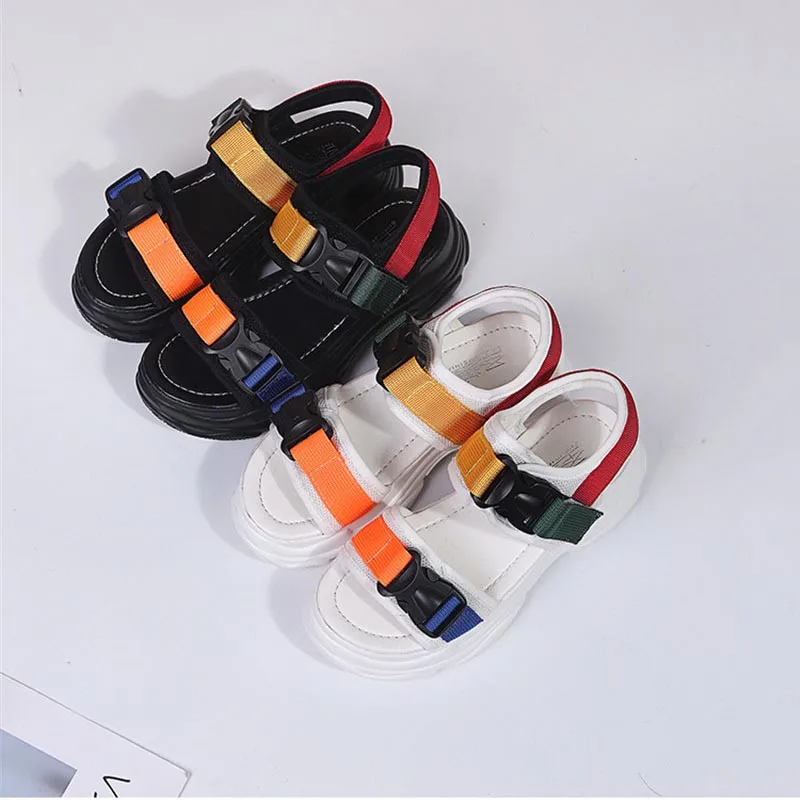 Для женщин сандалии 2019 новые летние Модная обувь на платформе танкетке с