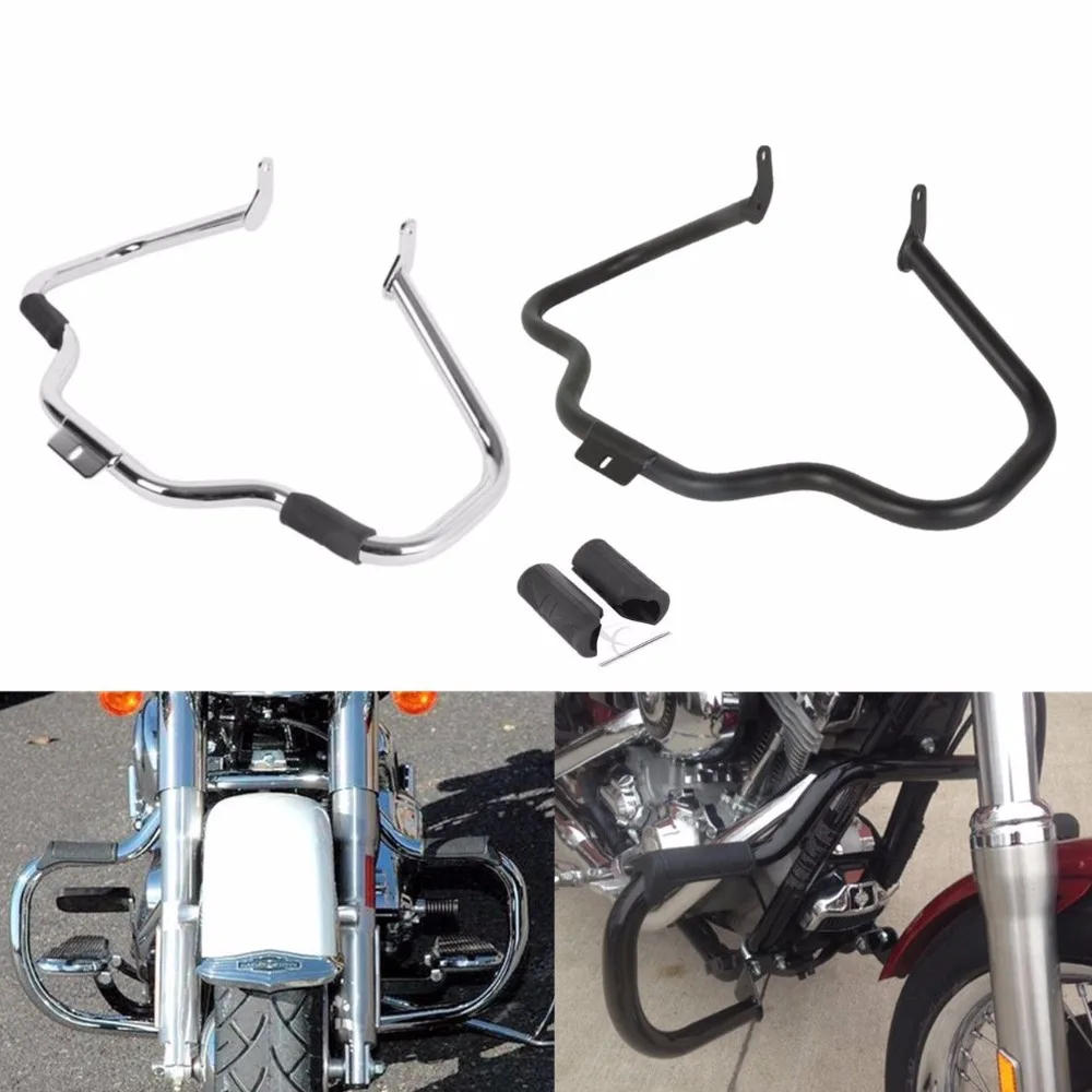 Мотоцикл усы защита двигателя шоссе бар для Harley Softail Классический Тонкий Fat Boy Heritage CVO Softail Deluxe 2000