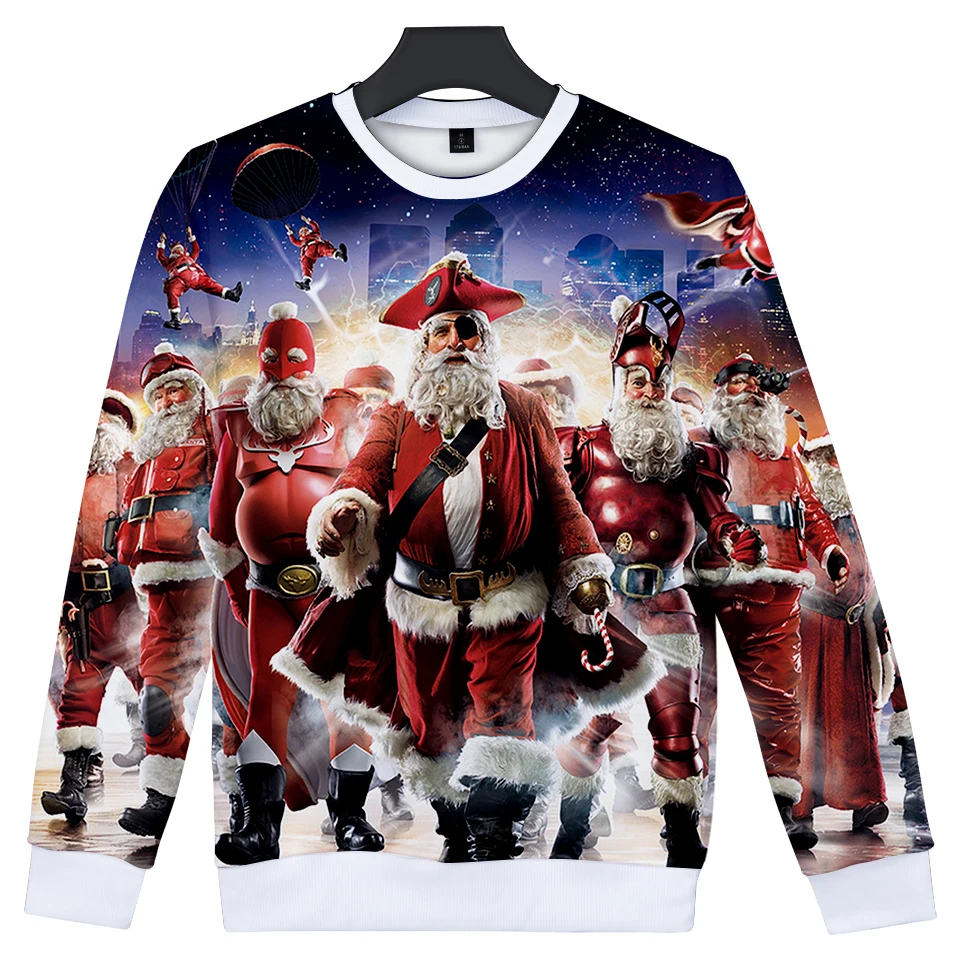 

Aikooki New Arrival Christmas Sweatshirt Men/Women Fashion Casual Capless Anime Hoodie 3D Print Christmas Men's Hoodies Top