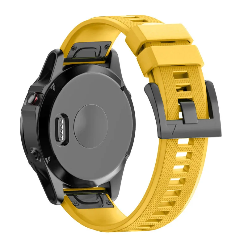 26 22 20 мм Quick Release Easy Fit Силиконовый ремешок для наручных часов Garmin Fenix 5X Plus/Fenix 5 Plus/Fenix 5S Plus