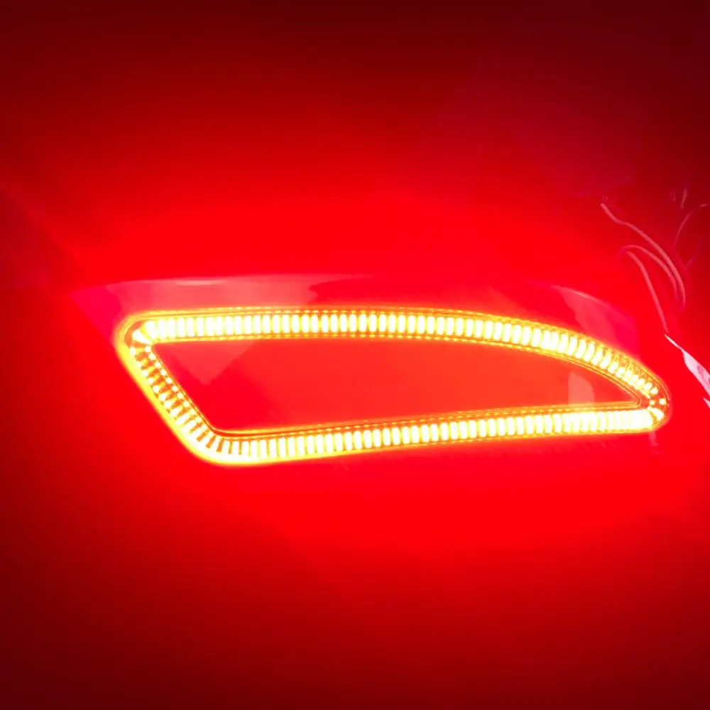 3 function LED guide Reflector Tail Rear Bumper Light Brake signal lamp For Toyota Camry 2015 2016 | Автомобили и мотоциклы