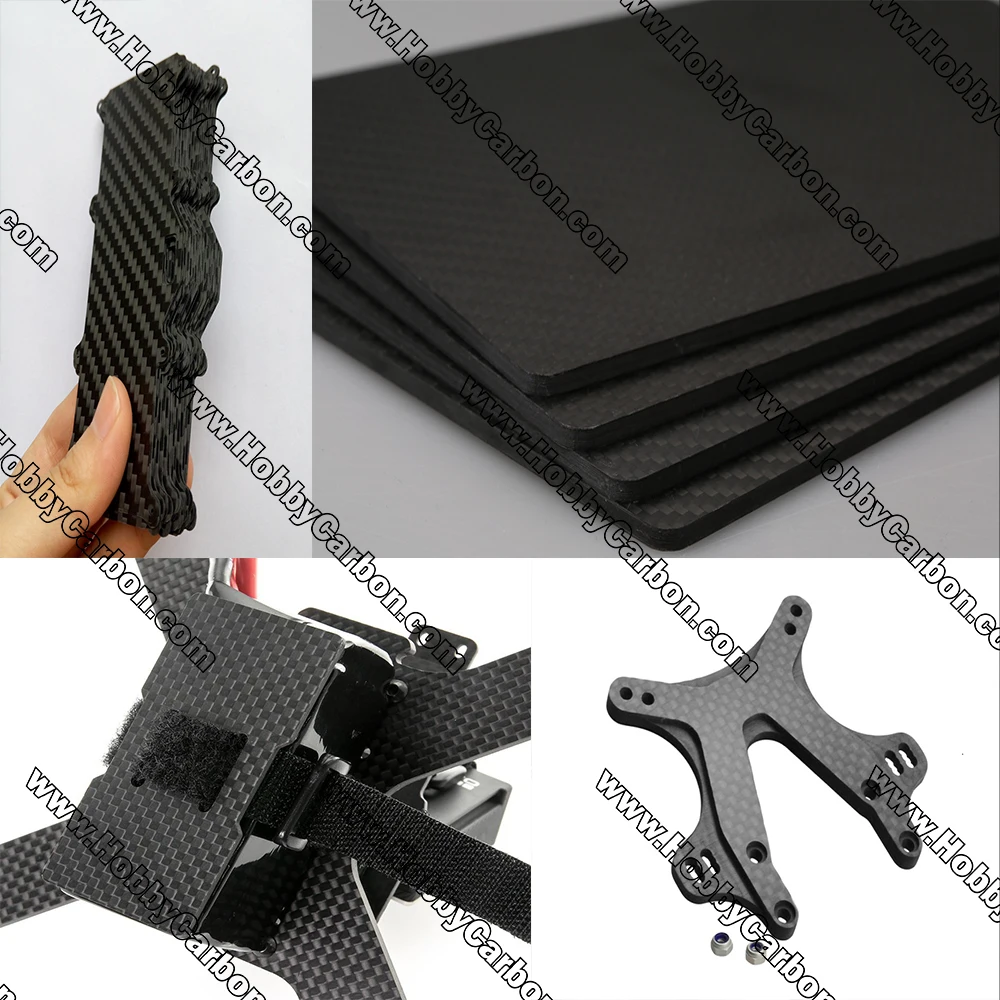 HOBBY CARBON Mix толщина 1 5 мм/2 0 мм полный листы из углеродного волокна переплетенного
