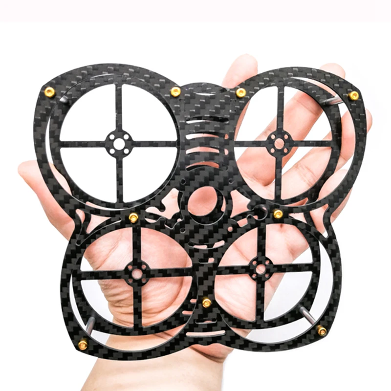 Exuav мини-бабочка 90 мм Колесная база 1.5 mmThickness углерода Волокно FPV-системы Racing Drone