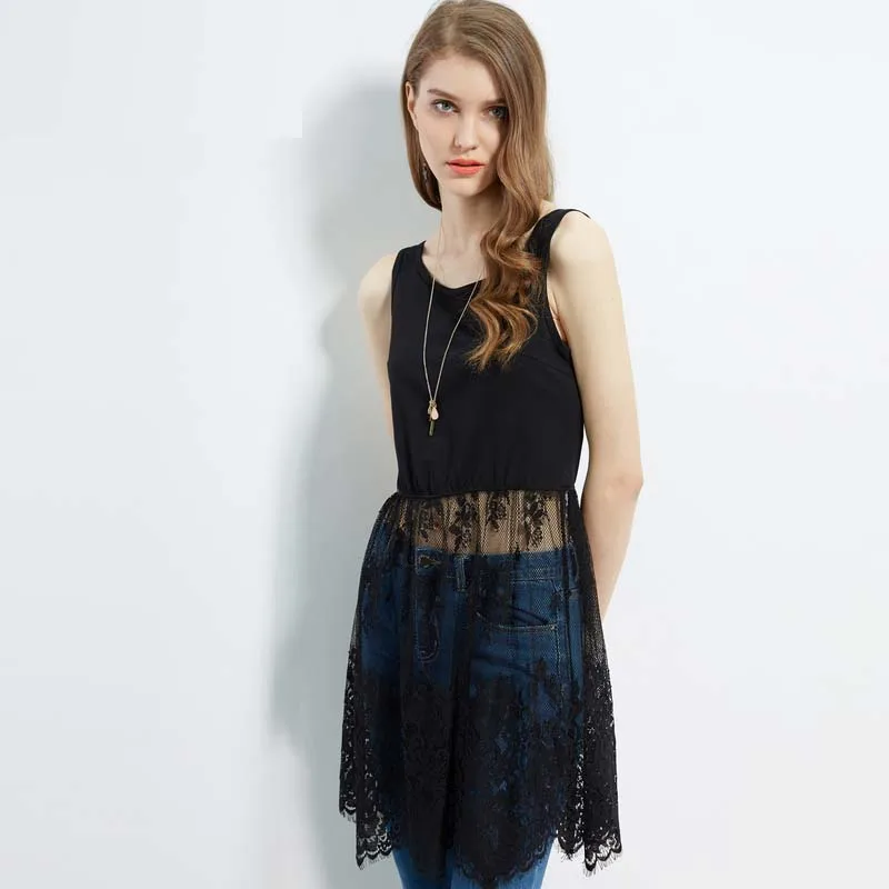 Летнее платье для женщин сексуальное кружевное ажурное прозрачное Прозрачное