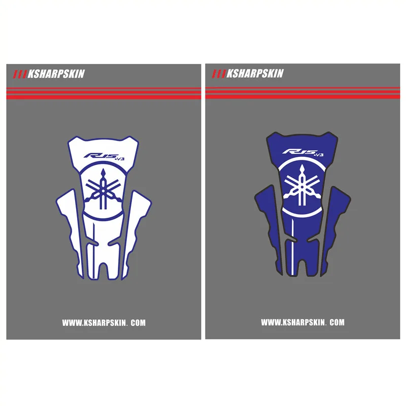 3D ADESIVI наклейка эмблема защиты Танк Pad Cas кепки подходит для YAMAHA R15 R 15