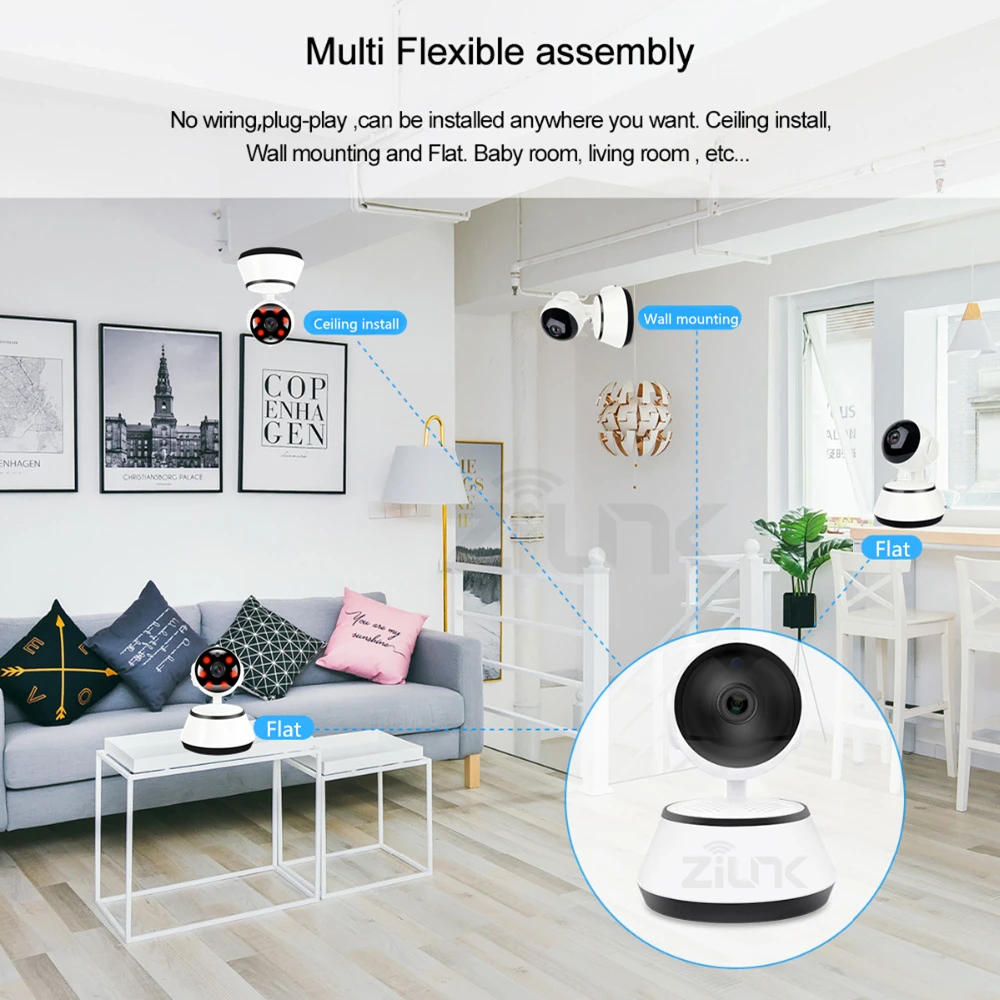 Мини-камера безопасности Wifi ip-камера домашняя беспроводная умная HD 720 P камера наблюдения двухсторонняя аудио sd-карта Детский Монитор CCTV P2P iCSee