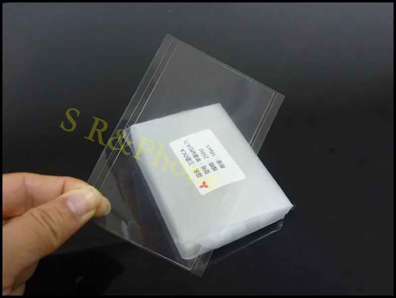 20 Шт./лот 250um Для Mitsubishi ОСА Клей Фильм Оптический Ясно для iPhone 4 4S 5 6 S 4.7 'ɶ Plus 7