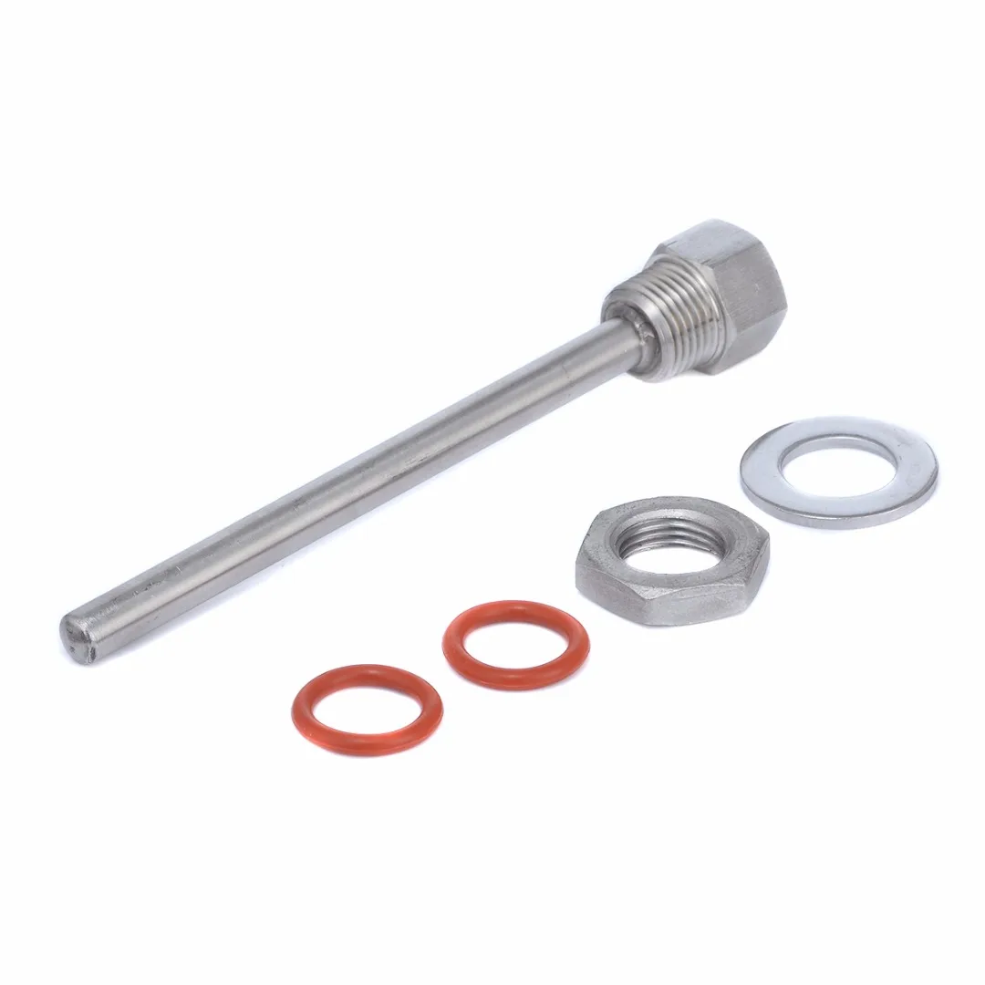 6 дюймовый чайник для пива Thermowell + шайба из нержавеющей стали фиксирующая гайка 1/2