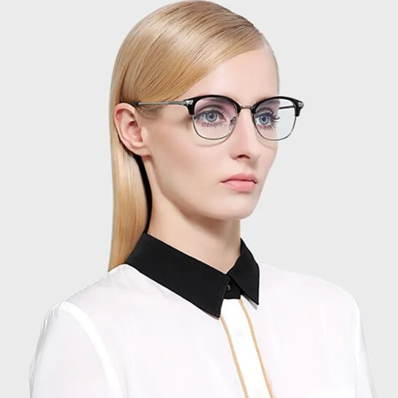 

Vintage Eyeglass Frames Full Rim Retro unisex Glasses Eyewear Spectacles Rx able come with clear uv400 protection lenses