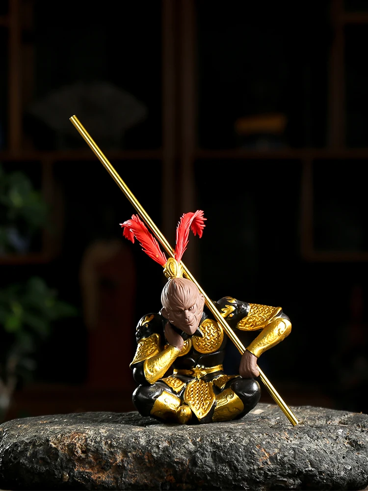 Автомобильный орнамент Great Sage Sun WuKong красивая обезьяна King украшение для домашней
