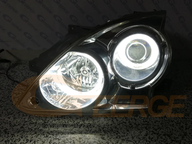 Для hyundai Terracan 2001-2007 фары отличные CCFL ангельские глазки Ультра яркое освещение ангельские глазки комплект halo кольца