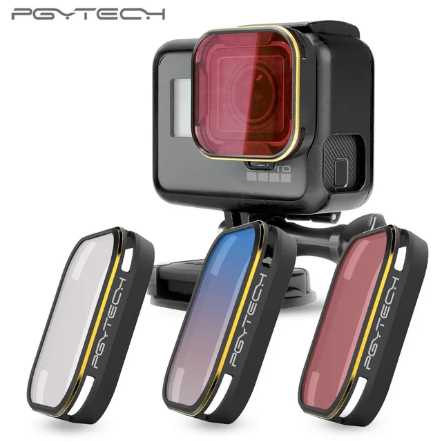 Фильтр для объектива PGYTECH Gopro 5 6 Hero 7 серия золотых краев аксессуары камер gopro