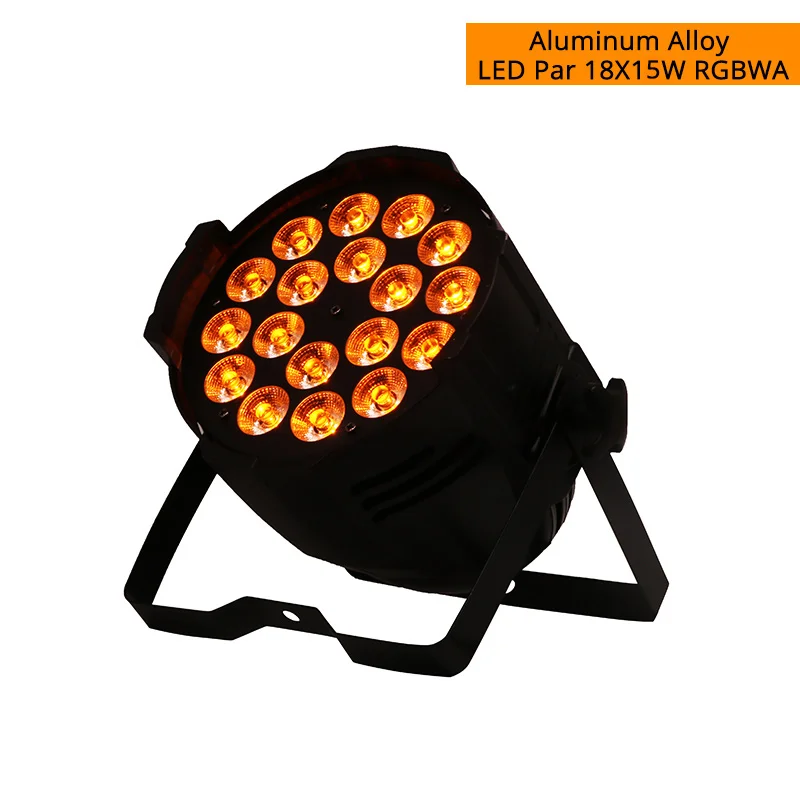 LED Can 18x15W 10 шт./лот алюминиевый сплав светодиодный Par 18x18 Вт 6в1 RGBWA+ УФ-светильник DMX сценический светильник s может для вечерние KTV Дискотека DJ бизнес-светильник s - Цвет: LED Can 18x15W