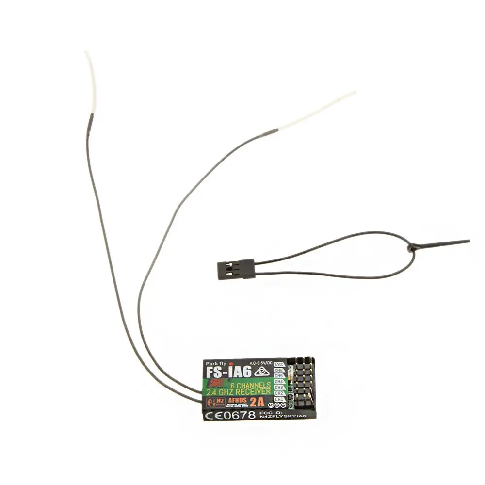 F17283 Flysky FS iA6 2 4G 6 канальный приемник дистанционного управления с двойной антенной