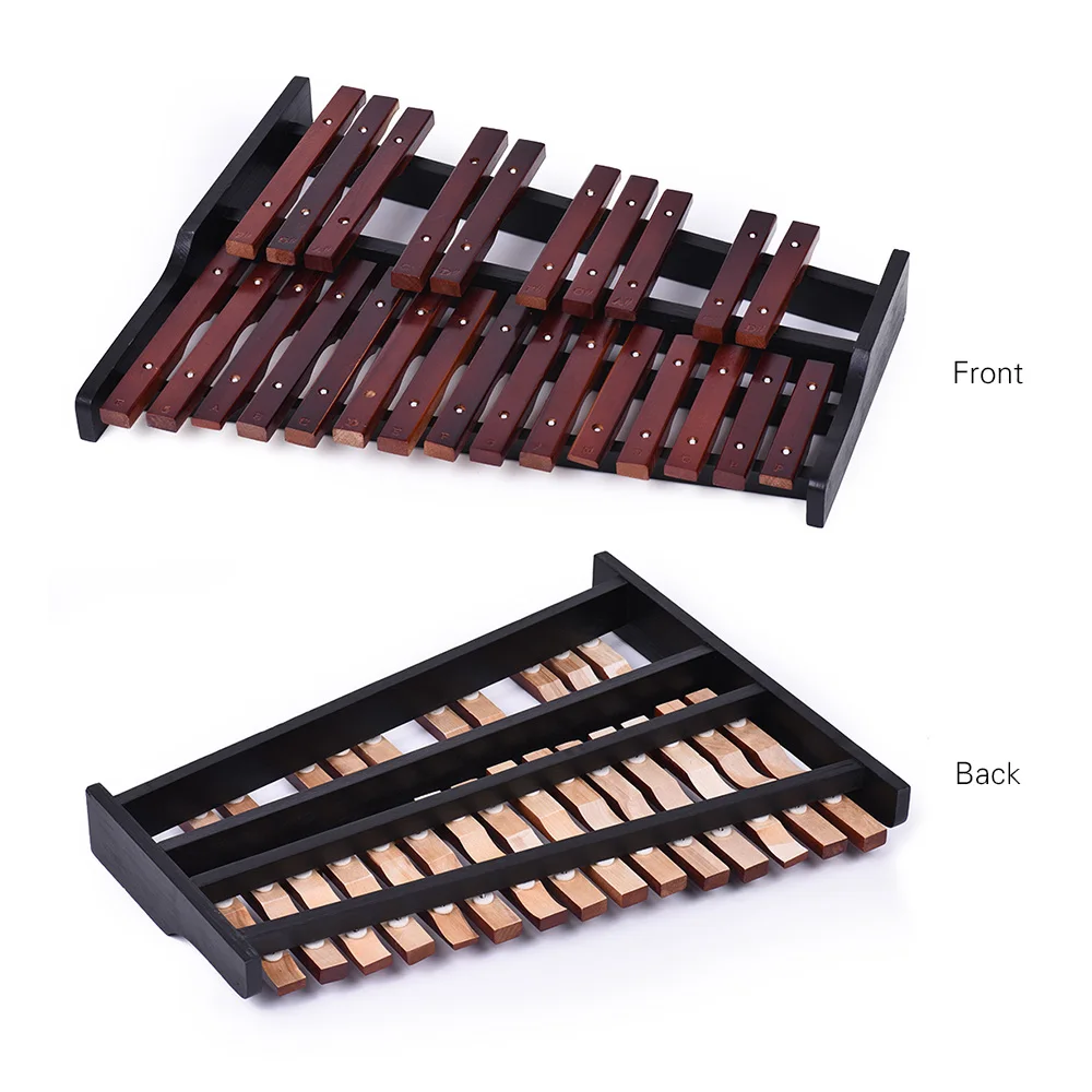 25 нот деревянный ксилофон ударный образовательный музыкальный инструмент