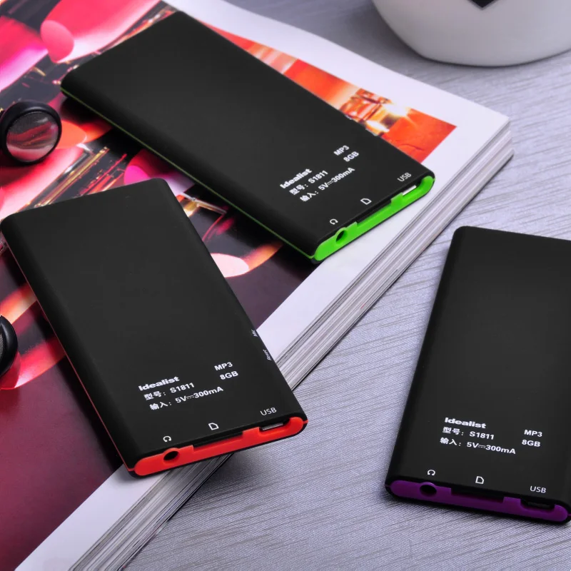 Idealism HIFI MP3 MP4 плеер мини игра 4G 8G Уличный спорт радио музыка Mp4 тонкий игровой