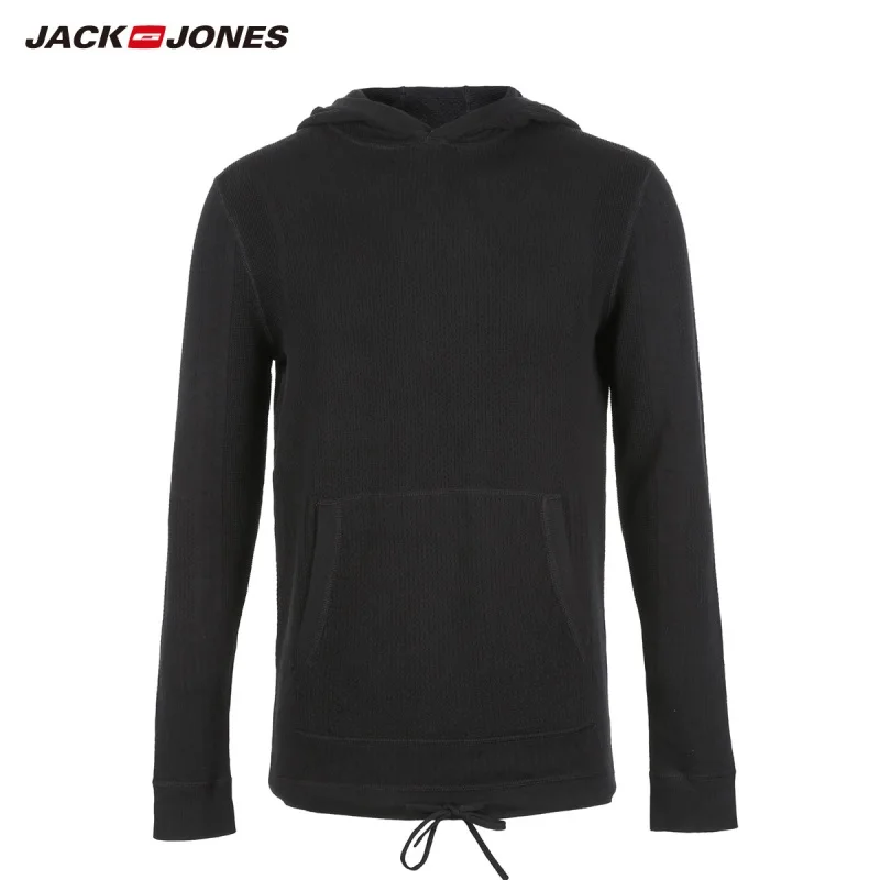 Мужской Повседневный свитер с капюшоном JackJones спортивный топ длинными рукавами