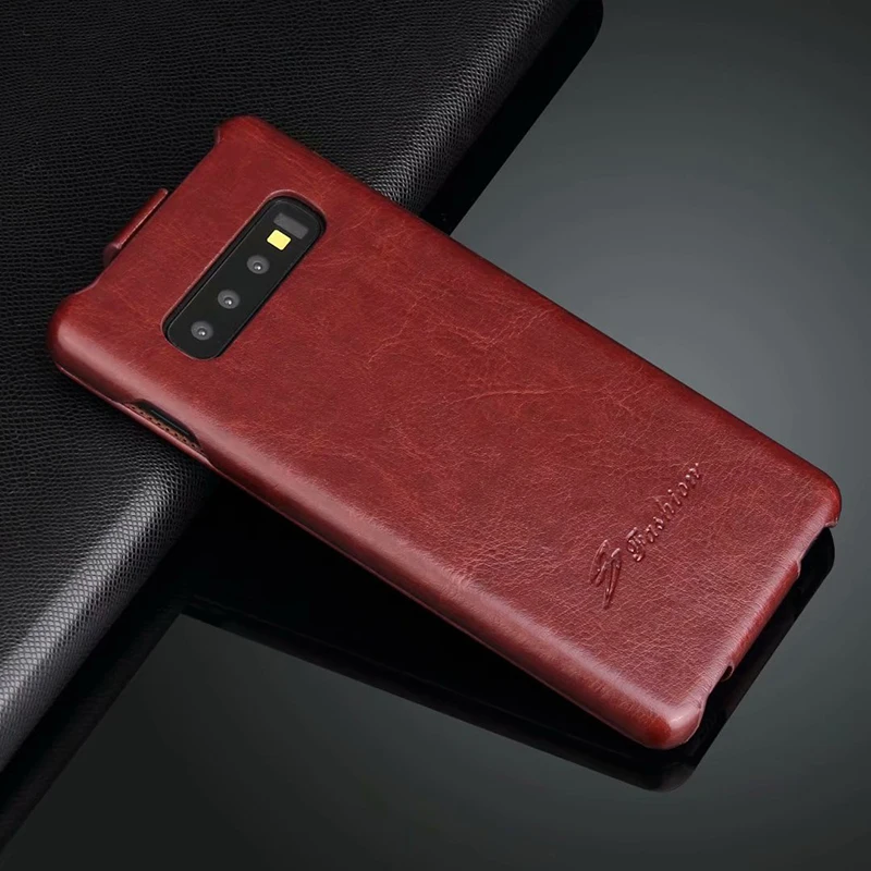 Чехол для Samsung Galaxy S10 кожаный откидной Вертикальный чехол с крышкой S 10 чехлы |