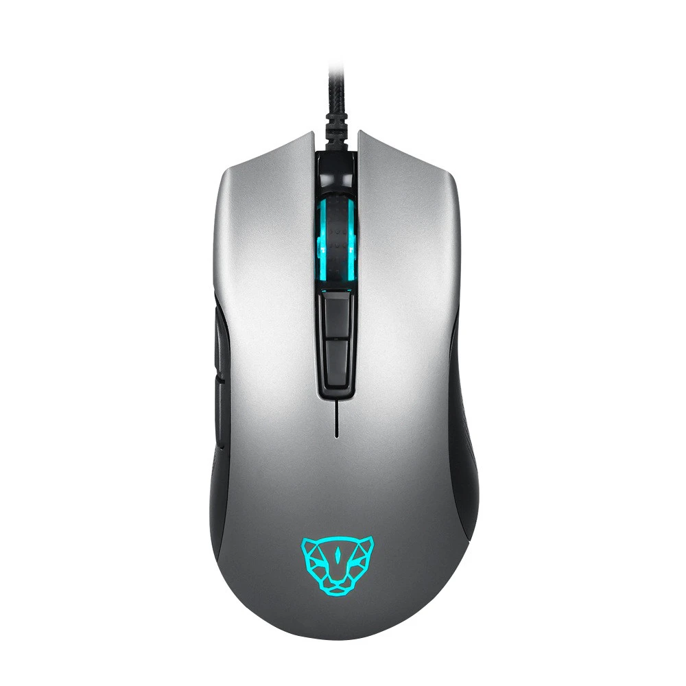 Черный Motospeed новая V70 Проводная игровая мышь Silve Option подсветка 12000 dpi Регулируемая электронная Спортивная профессиональная мышь проводная USB MS - Цвет: Черный