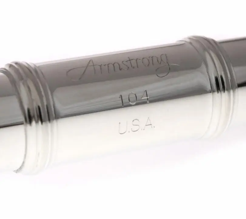 

US Armstrong Flute Model 104 Nickel Silver Plated 16 Holes C Key Closed Brand New Student Flute Copy for Beginner