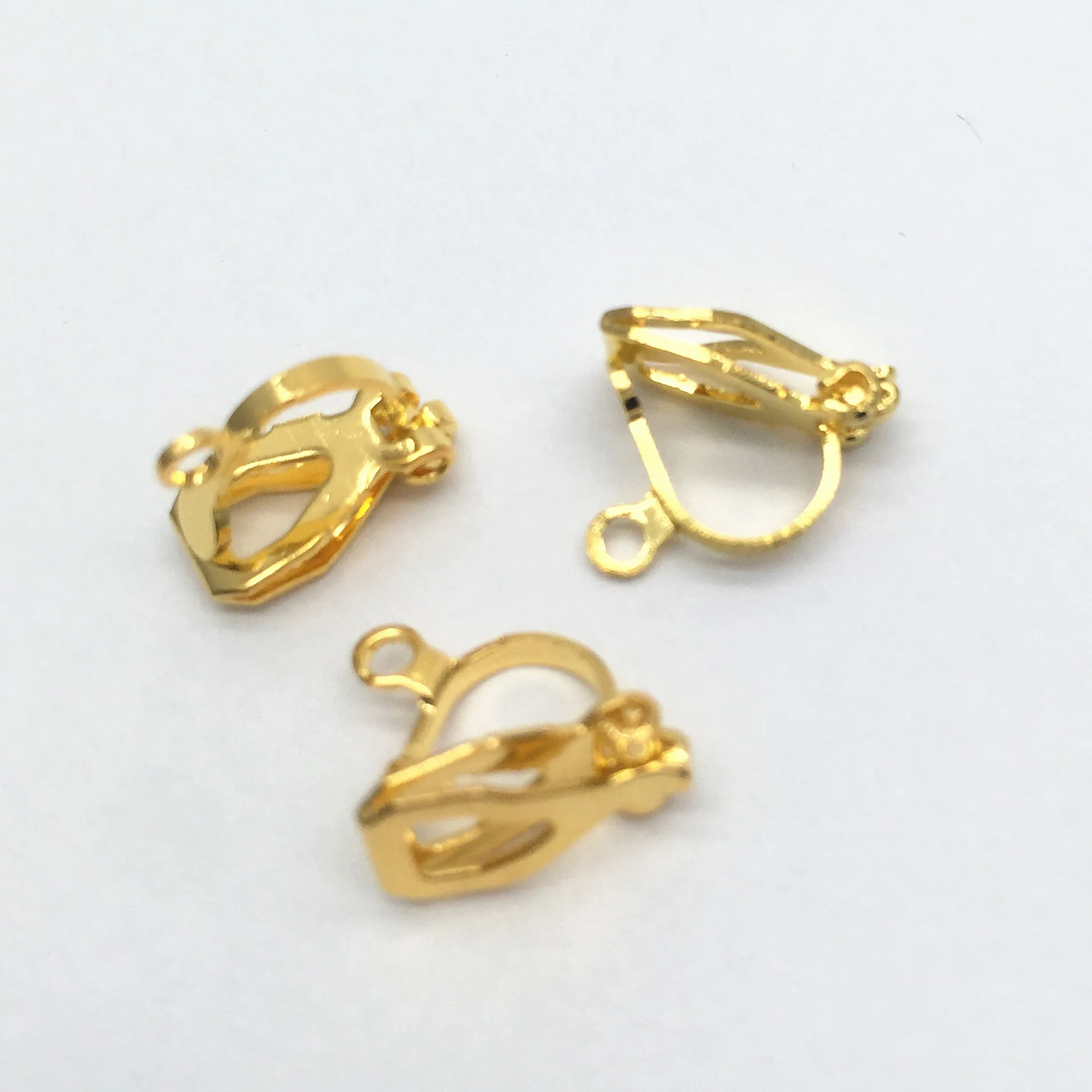 20pcs gold plated 20 шт. клипсы для сережек конвертера, фурнитура для сережек, аксессуары для сережек с золотым и серебряным покрытием HK188 - Цвет: 20pcs gold plated