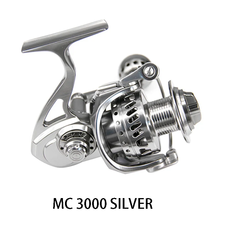 DEUKIO Fishing Reel MC3000 MC4000 MC5000 MC6000 Metal Casting 12BB Aluminum Stainless Steel Spinning Tackle Pesca | Спорт и