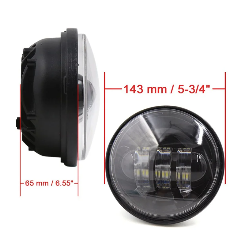 FADUIES мотоцикл 4 1/2 &quot4 5 дюймовый светодиодный проходной свет для Harley