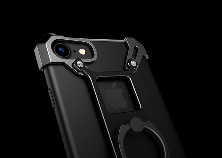 Nilkin для iPhone 6 6s 7 чехол NILLKIN Barde с металлическим покрытием бампер крышка с подставкой кольцо держатель для Apple iPhone 6 6s 7 Plus