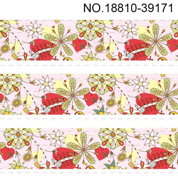 10 метров-разных размеров-цветочным узором корсажная лента с красивым цветочным