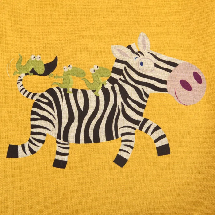 1 шт. декоративная наволочка из хлопка и льна с принтом собаки зебры осла 40329 | Дом