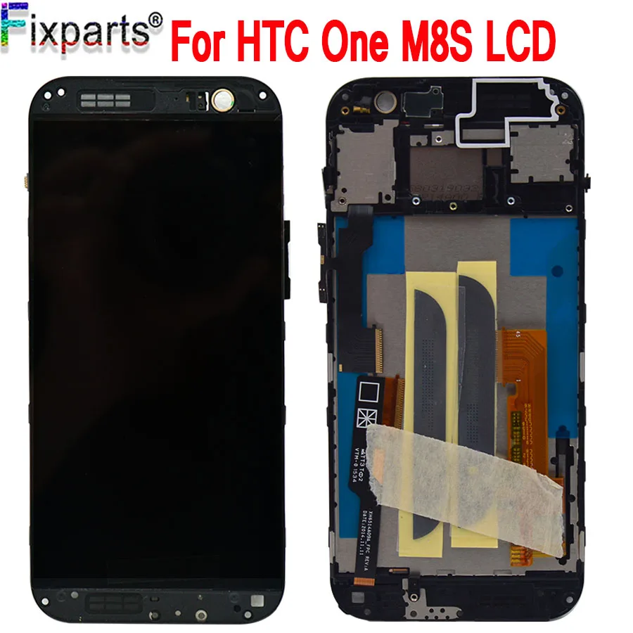Черный ЖК-дисплей 5 0 дюйма для HTC One M8S кодирующий преобразователь сенсорного