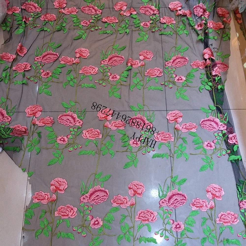 3 цвета тканевая вышивка качественная нигерийская французская кружевная для