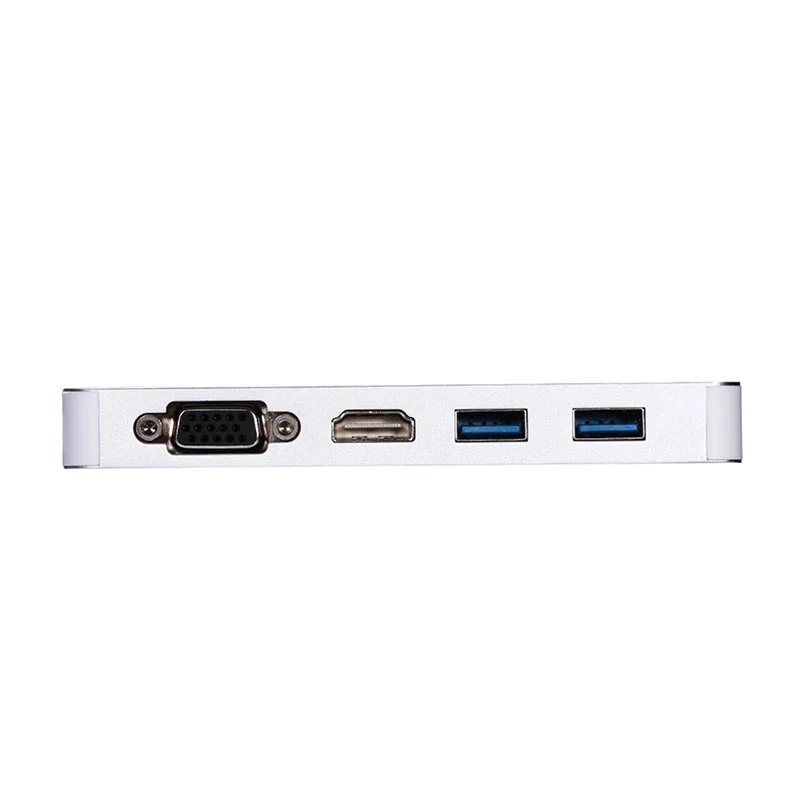 Док-станция с разъемом type C HDMI RJ45 USB power Delivery Hub для ноутбука Macbook Pro hp DELL Surface lenovo mate10 samsung